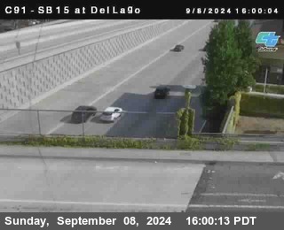 SB 15 at Del Lago bridge