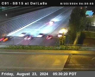 SB 15 at Del Lago bridge