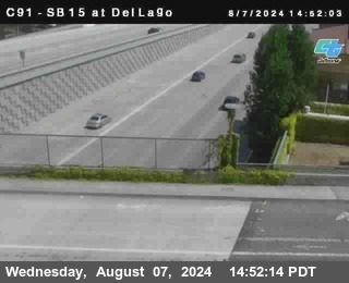 SB 15 at Del Lago bridge