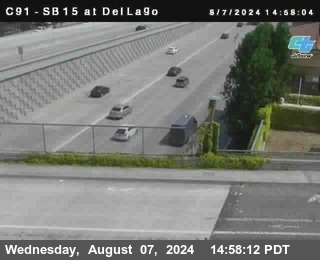 SB 15 at Del Lago bridge