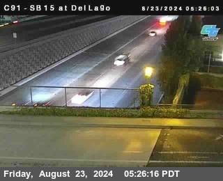 SB 15 at Del Lago bridge