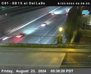 SB 15 at Del Lago bridge