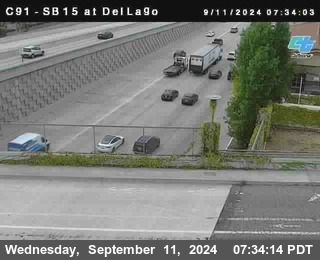 SB 15 at Del Lago bridge