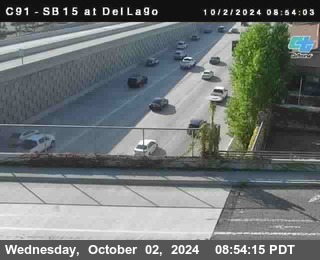 SB 15 at Del Lago bridge