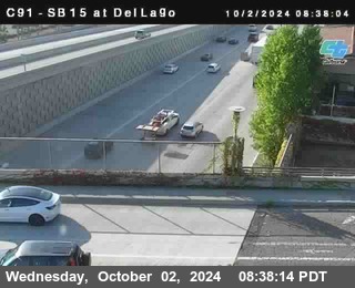 SB 15 at Del Lago bridge