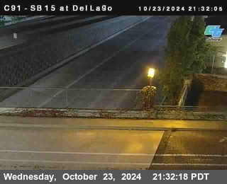 SB 15 at Del Lago bridge