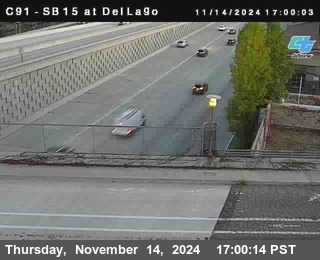 SB 15 at Del Lago bridge