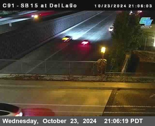 SB 15 at Del Lago bridge