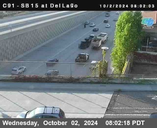 SB 15 at Del Lago bridge