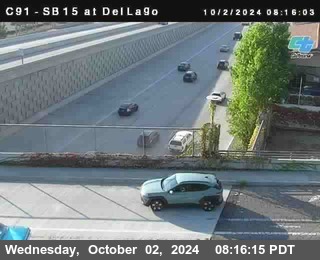 SB 15 at Del Lago bridge