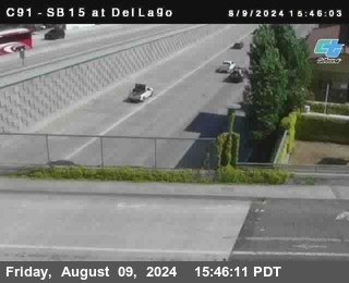 SB 15 at Del Lago bridge