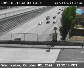 SB 15 at Del Lago bridge