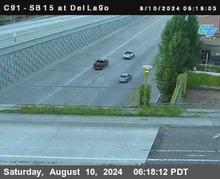 SB 15 at Del Lago bridge