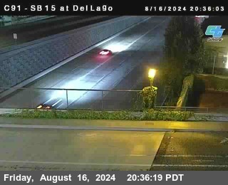 SB 15 at Del Lago bridge