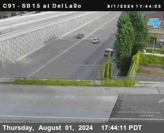 SB 15 at Del Lago bridge