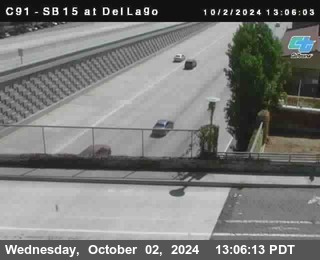 SB 15 at Del Lago bridge