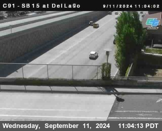 SB 15 at Del Lago bridge