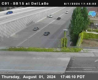 SB 15 at Del Lago bridge