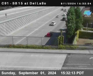 SB 15 at Del Lago bridge