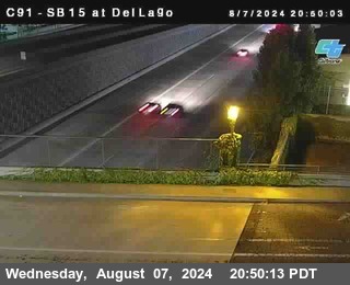 SB 15 at Del Lago bridge