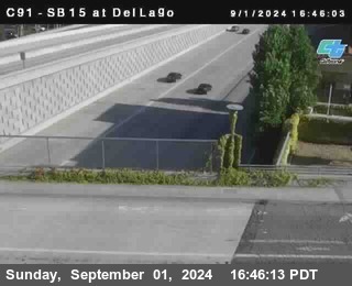 SB 15 at Del Lago bridge