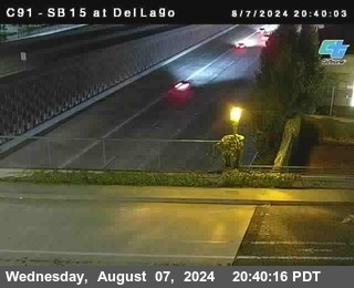 SB 15 at Del Lago bridge