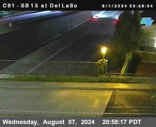 SB 15 at Del Lago bridge