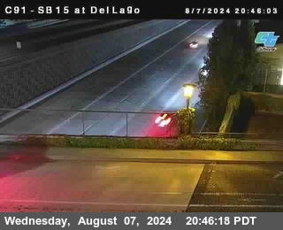 SB 15 at Del Lago bridge