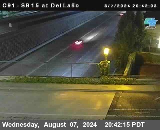 SB 15 at Del Lago bridge