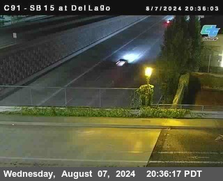 SB 15 at Del Lago bridge