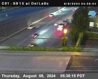 SB 15 at Del Lago bridge