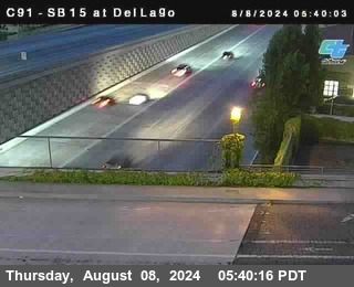 SB 15 at Del Lago bridge