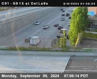 SB 15 at Del Lago bridge