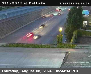 SB 15 at Del Lago bridge