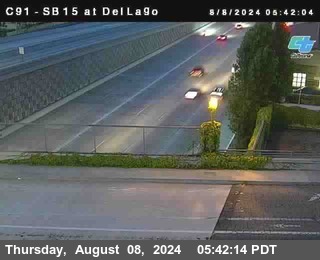 SB 15 at Del Lago bridge