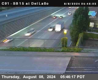 SB 15 at Del Lago bridge