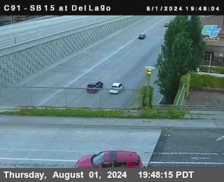 SB 15 at Del Lago bridge