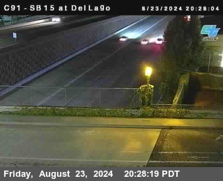 SB 15 at Del Lago bridge