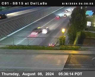 SB 15 at Del Lago bridge