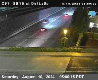 SB 15 at Del Lago bridge