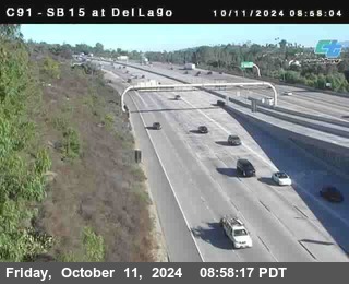 SB 15 at Del Lago bridge