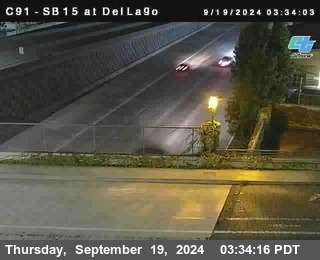 SB 15 at Del Lago bridge