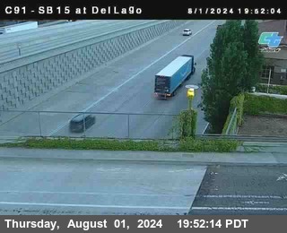 SB 15 at Del Lago bridge