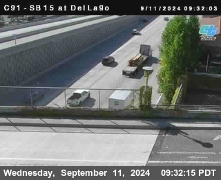 SB 15 at Del Lago bridge