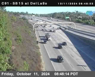 SB 15 at Del Lago bridge