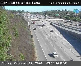 SB 15 at Del Lago bridge