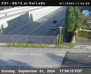 SB 15 at Del Lago bridge