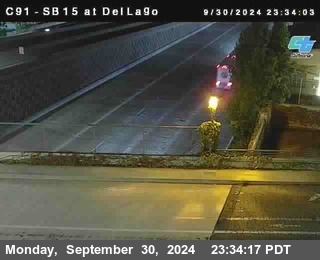 SB 15 at Del Lago bridge