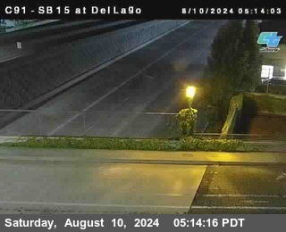 SB 15 at Del Lago bridge