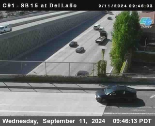 SB 15 at Del Lago bridge